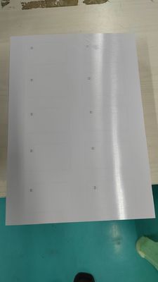 PVC RFID 스마트 카드 인레이 / RFID 카드 생산을위한 프리 램 시트 A4 IC Fudad F08 칩