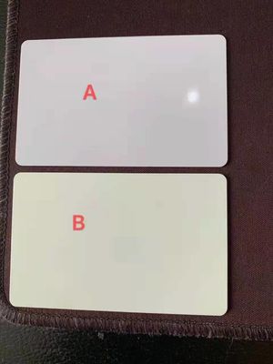 열 인쇄 가능한 Pvc 빈 카드 빈 카드 Cr80 54 * 85.6mm 카드 생산