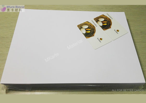 A4 크기 0.15mm 잉크젯 프린팅 Pvc 시트 화이트 뱅크 카드 생산 재료