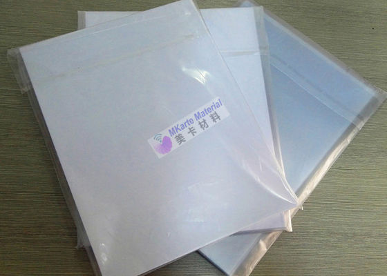 A4 크기 0.15mm 잉크젯 프린팅 Pvc 시트 화이트 뱅크 카드 생산 재료