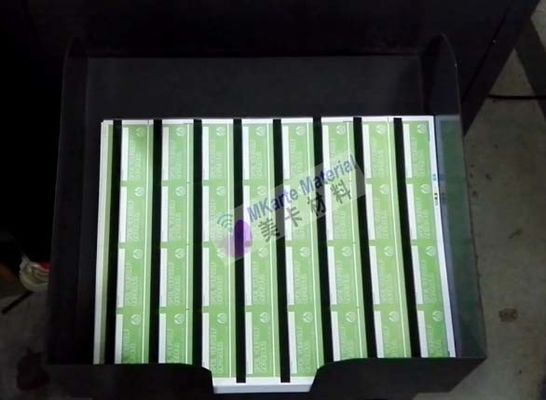 0.10mm Hico / 로코 마그네틱 스트립 덮개 재활용 된 마그네틱 스트립 카드