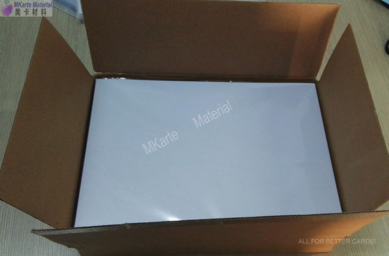 1.45±0.05g/Cm3 밀도 HP 인디고 단면 디지털 인쇄 플라스틱 카드 솔루션을위한 PVC 시트
