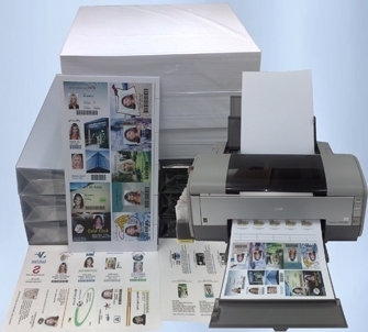 양면 잉크젯 인쇄 PVC 카드 시트 (Epson 및 Canon 잉크젯 프린터용) 크기 허용 오차 /-0.5mm MIP-DS-W