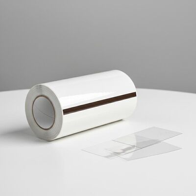 0.04-0.10mm 두께 HICO/LOCO 카드용 접착제 코팅으로 덮인 투명한 자기 스트립