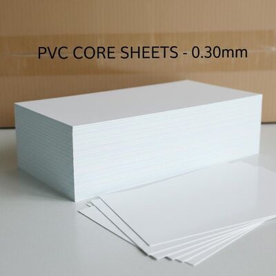 0.30mm 두께 오프셋 인쇄 가능한 은행 카드 생산용 PVC 코어 시트