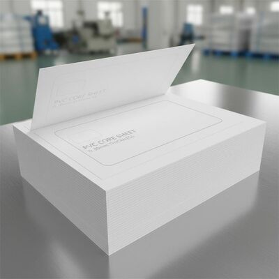0.30mm 두께 오프셋 인쇄 가능한 은행 카드 생산용 PVC 코어 시트