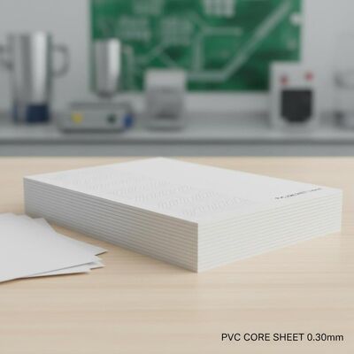 0.30mm 두께 오프셋 인쇄 가능한 은행 카드 생산용 PVC 코어 시트