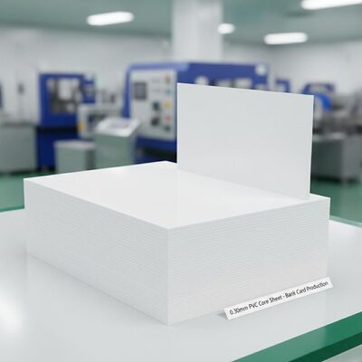 0.30mm 두께 오프셋 인쇄 가능한 은행 카드 생산용 PVC 코어 시트
