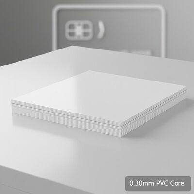 0.30mm 두께 오프셋 인쇄 가능한 은행 카드 생산용 PVC 코어 시트