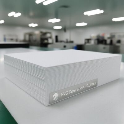 0.30mm 두께 오프셋 인쇄 가능한 은행 카드 생산용 PVC 코어 시트