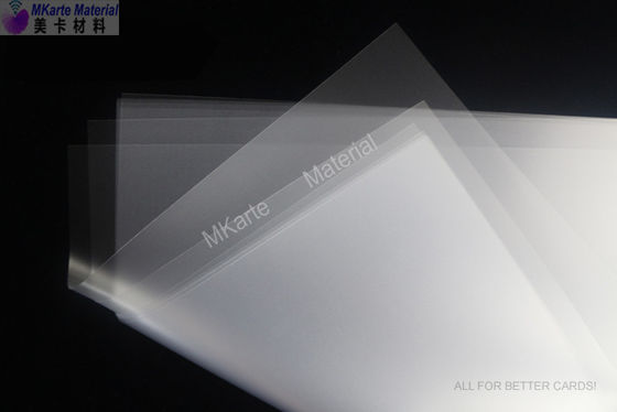 시트 또는 명부 (0.06-1.0mm 두께)  MCO-W에서 강한 접착성 레벨 PVC 코팅되 오버레이