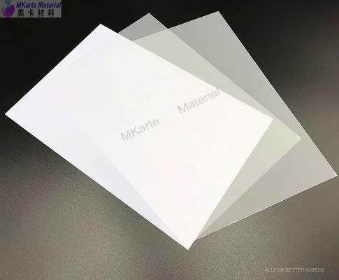 0.15mm+0.46mm+0.15mm 백색 용 PVC 비 박판으로 만드는 잉크 제트 장 MNI-3
