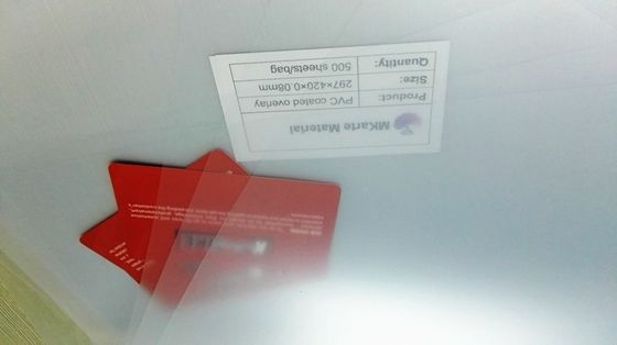 물 - 더 긴 노후화 생활 및 강한 접착 수준을 가진 근거한 PVC 입히는 오바레이