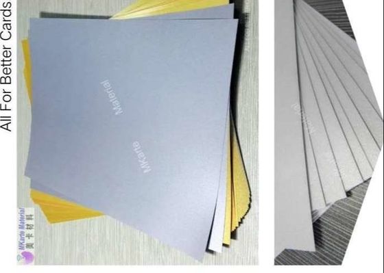 프린팅과 디스플레이 PVC 카드 재료를 광고하기 위한 슬리버 인쇄된 PVC 시트 A4 A3