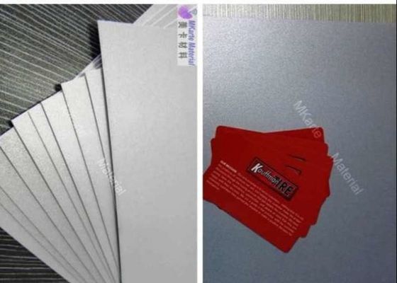 프린팅과 디스플레이 PVC 카드 재료를 광고하기 위한 슬리버 인쇄된 PVC 시트 A4 A3
