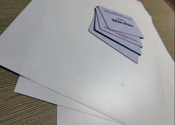 PETG 카드 몸 생산을 위한 실크 스크린 인쇄 2mm 두꺼운 PETG 플라스틱 장