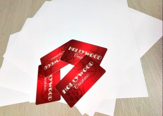 PETG 카드 몸 생산을 위한 실크 스크린 인쇄 2mm 두꺼운 PETG 플라스틱 장