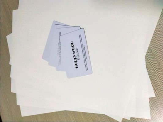 PETG 스마트 카드 몸 생산을 위한 백색 플라스틱 PETG 카드 핵심 장