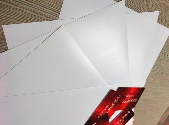 PETG 스마트 카드 몸 생산을 위한 백색 플라스틱 PETG 카드 핵심 장