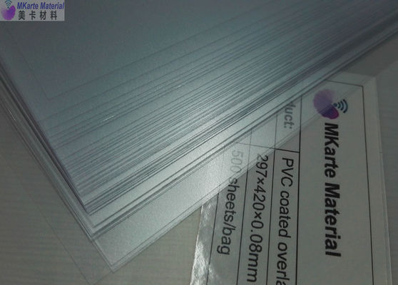 벌충 프린팅 6.0 N/Cm 반대 황색화 PVC 코아 시트