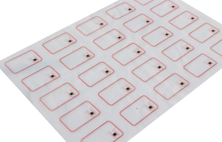 5x5 Pvc RFID 인레이 / prelam 엽기 RFID 카드 생산 F1108 TK4168 칩