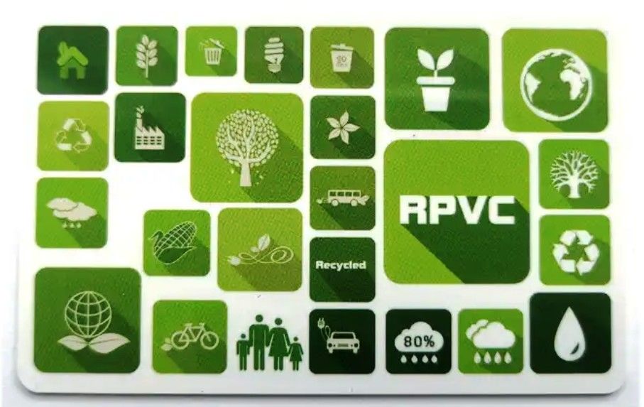 환경 친화적 인 0.3mm 흰색 재활용 인쇄 가능한 PVC 플라스틱 시트
