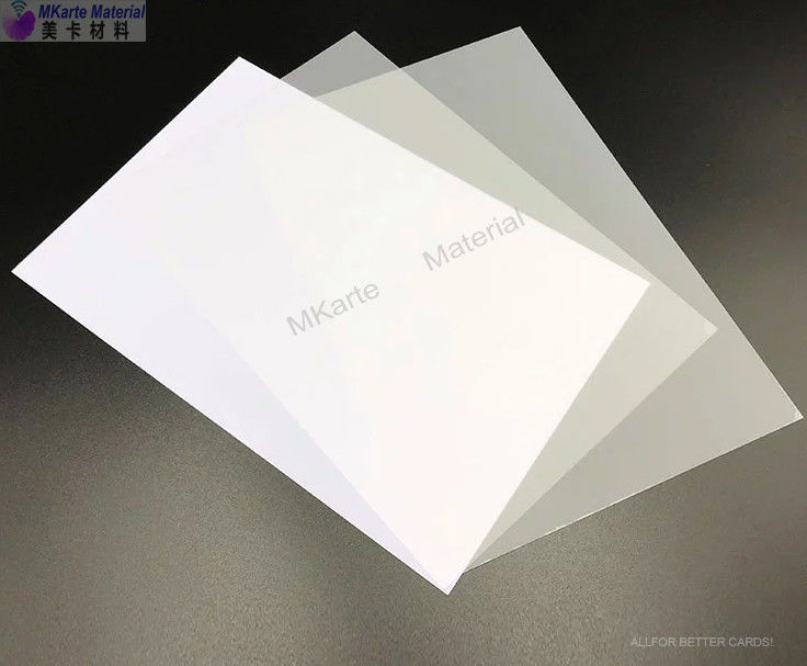 0.15mm+0.46mm+0.15mm 백색 용 PVC 비 박판으로 만드는 잉크 제트 장 MNI-3