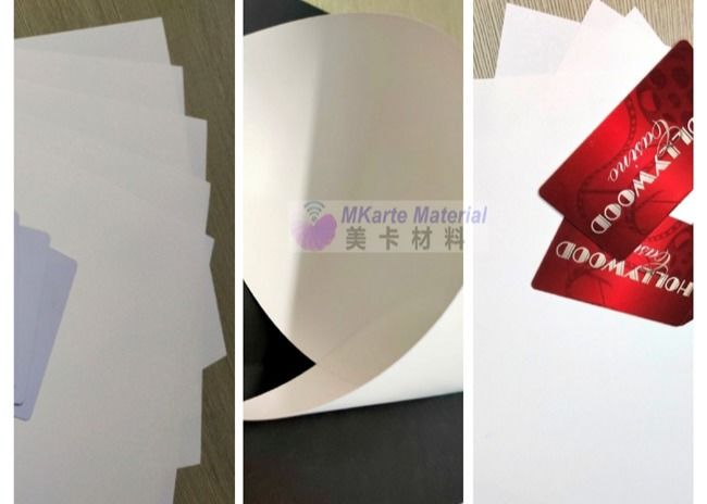 PETG 카드 몸 생산을 위한 실크 스크린 인쇄 2mm 두꺼운 PETG 플라스틱 장