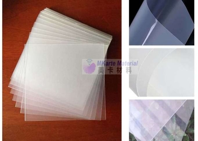 반대로 안개 PETG는 장 PETG 카드 몸 생산을 위한 플라스틱 카드 핵심 장을 맑게 합니다