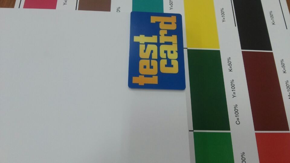 Pvc 카드 생성을 위한 Pvc 종이를 출력하는 고해상도 이미지 코니카 디지털